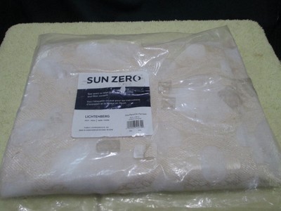 (1)Sun Zero Oslo Theater Grade Extreme Blackout Rod Pocket Curtain Panel-image