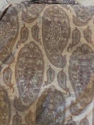 Pottery Barn - Gorgeous Ashlyn Paisley Purple / Gray King Duvet Cover-image