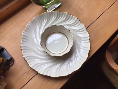 lenox shrimp chip dip serving platter Tray large size Beautiful-image