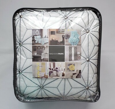 Madison Park 6Pc Carmela Duvet Cover Set Full/Queen, New! *-image