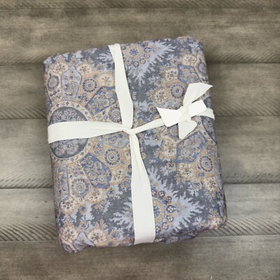 Pottery Barn Cora Medallion Duvet Cover King/Cal. King Neutrals Multicolor NWOT-image