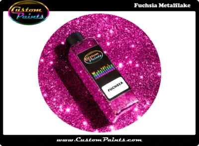 FUCHSIA Metal Flake 2oz Large - .015 Hex, Custom, HOK,Automotive plasti dip -image