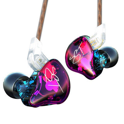 KZ ZST HiFi in Ear Monitor 1BA+1DD Dual Drive Drummer Musician Earphone M6N9-image