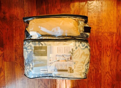 Madison Park Signature Caspian Medallion Print Comforter Set with Euro Shams-image