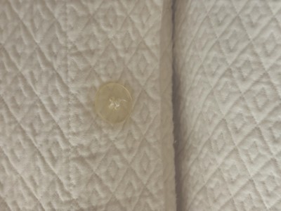 Pottery Barn Valeria Matelasse Duvet Cover King Ivory Organic Cotton Portugal-image