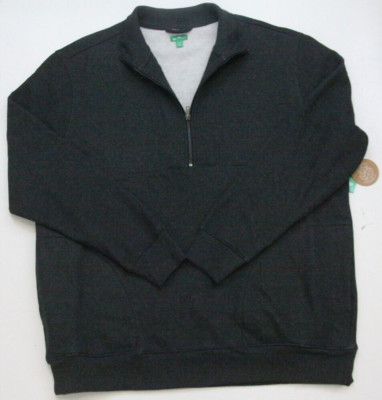 New Dip Gray Men's XLT Cotton Man Collared Sweatshirt Top Extra Large Tall 1-888-image