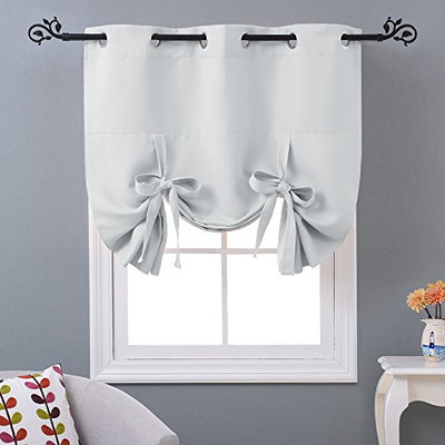  Balloon Bathroom Window Curtains - Blackout Treatment Decorative Curtains -image