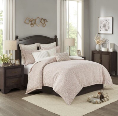 Madison Park Signature Haven Chenille Jacquard Comforter Set Defected-image