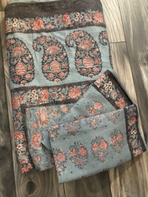 SET 3 Pottery Barn  Queen Belgian Flax Linen Duvet Cover and two Euro Shams-image