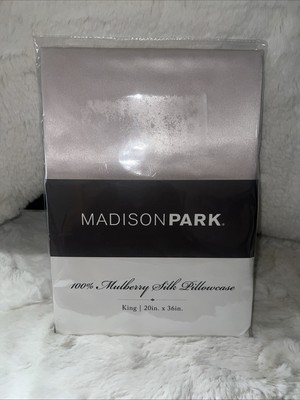 1 Madison Park King Mulberry 100% Silk Pillowcase PINK! 👸🏽-image