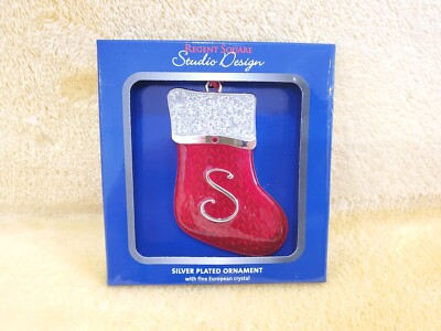Cristmas Gift Ornament Regent Square Studio Design. Silver Plated Ornament.-image