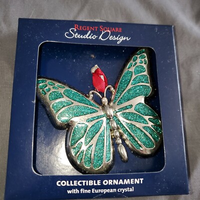 regent square studio design collectible ornament with fine European crysal-image