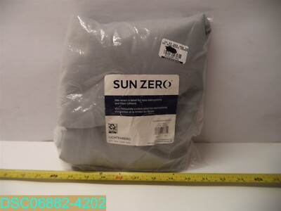 Sun Zero Easton Energy Saving Blackout Pocket Curtain Panel 40