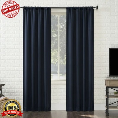 100% Blackout Curtain Panel Noise Reduction Energy Efficient Indoor 40
