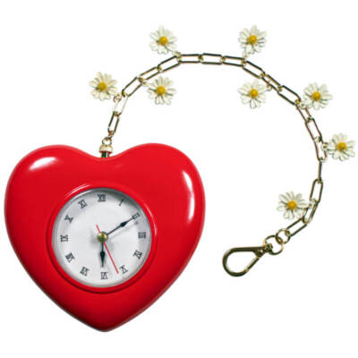 Ikon Design Studio The Wizard of Oz Tin Man Heart Shaped Clock Prop Replica-image