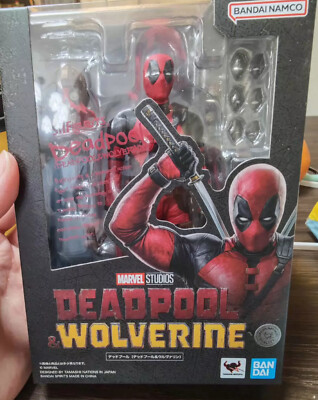 Bandai S.H.Figuarts Marvel (Deadpool & Wolverine) Deadpool Action Figure SHF Toy-image