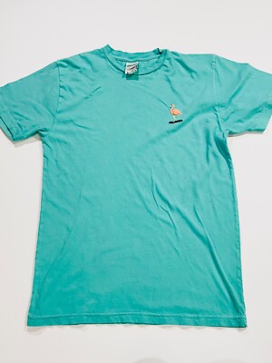 RIP N DIP Men T-shirt Sz Large Teal Short Sleeve Beaches Skate Shirt Skateboard-image