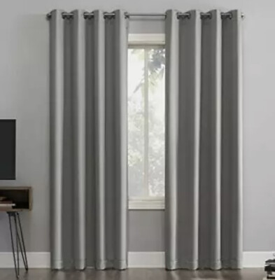 Sun Zero Oslo Theater Grade Extreme 100% Blackout Curtain Panel, 52