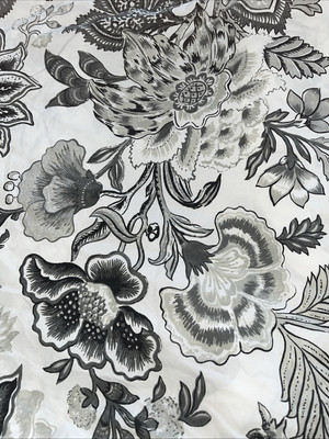 POTTERY BARN CASELYN PALAMPORE KING / CAL KING DUVET Zipper Closure Exlnt-image