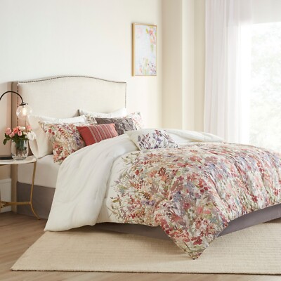 Madison Park Mariana 7 Piece Cotton Printed Comforter Set-image