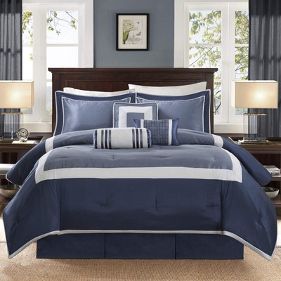 Madison Park Cozy Comforter Set-Deluxe Hotel Collection, All Season Down Alte...-image