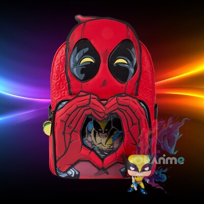 Loungefly Deadpool & Wolverine Pop & Bag Bundle NYCC LE1000-image