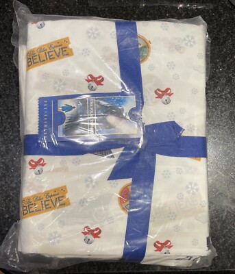 Pottery Barn The Polar Express Queen Sheet Set New-image