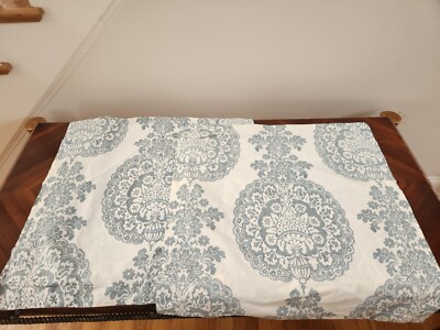 2 Pottery Barn Lucianna Blue Medallion ORGANIC COTTON EURO Shams 26x26-image