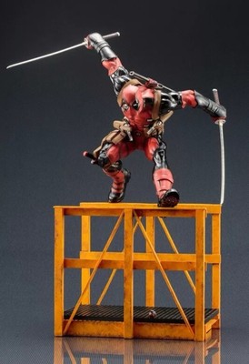 1/6 Kotobukiya Marvel Now! Super Deadpool ArtFX+ Statue + Accessories Figure-image