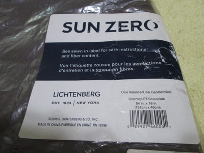 Sun Zero Chocolate Polyester 54