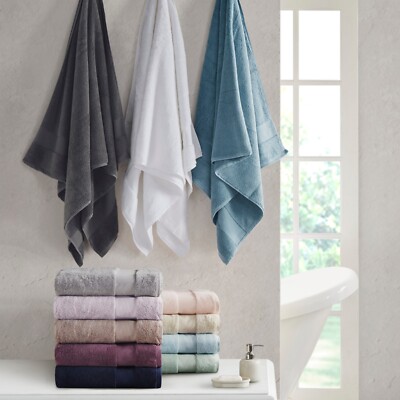 Madison Park Signature Turkish Cotton 6 Piece Bath Towel Set-image