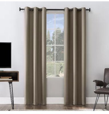 single panel curtain Blackout 40 In X 84 In-image