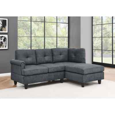 2 - Piece Upholstered Chaise Sectional-image