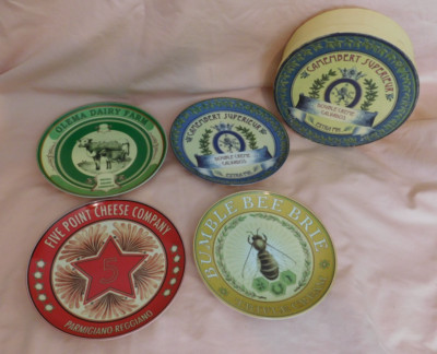 Pottery Barn Vintage Label CHEESE PLATE - 7