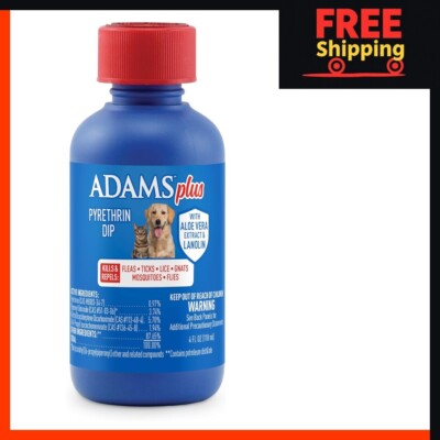 Adams Plus Pyrethrin Dip for Dogs and Cats - 4oz-image