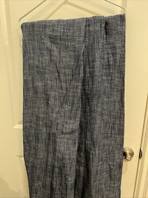 Pottery Barn Teen True Blue Soft Chambray TWIN Duvet Cover ~ Blue-image