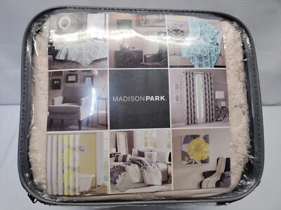 Madison Park 3pc Full/Queen Cecily Tufted Cotton Chenille Medallion Duvet Cover-image