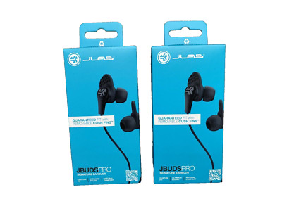 Lot of 2 JLab JBuds Pro Signature Earbuds Earphones New SEALED-image
