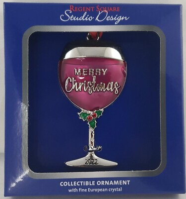 Regent Square Studio Design Collectible Merry Christmas 2022 Ornament-image