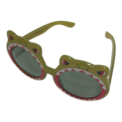 USJ Jurassic World Face Shaped Sunglasses Universal Studios Japan Green-image