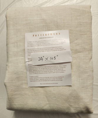 Pottery Barn 3in1 Pole Top Custom Emery 1-Curtain Blackout Lining 24