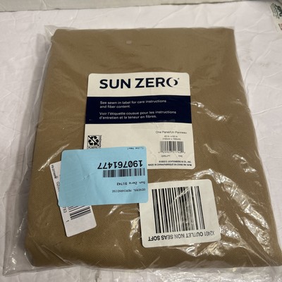 Sun Zero Cyrus Blackout Grommet Curtain Panel, 40