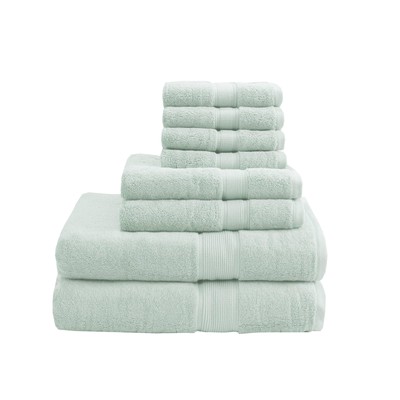 Madison Park 800GSM  8 100% Cotton Bath Towel2 Bath Towels 2 Hand s 4 Washcloths-image