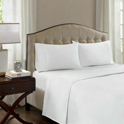 Set of 2 Madison Park 1500 Thread Count Cotton Blend Pillowcases, King, 20” x 40-image