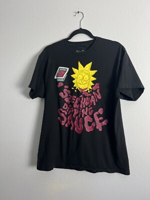 Rick And Morty Adult Swim Szechuan Dipping Sauce Shirt Large-image
