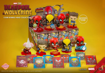 Marvel Hot Toys CBX183 Deadpool & Wolverine Cosbi Full box ( Case of 8pcs. )-image