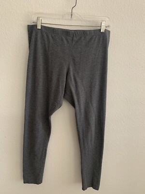 SALE Women's Dip Gray Elastic Waist Pull On Leggings, Size L, Pre-Owned-image