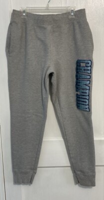 Champion Reverse Weave Gray Sweatpants Joggers Dip-Dye Logo Men’s Size X-Large-image