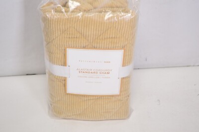 NEW Pottery Barn Teen Alastair Corduroy Standard Sham Sand-image