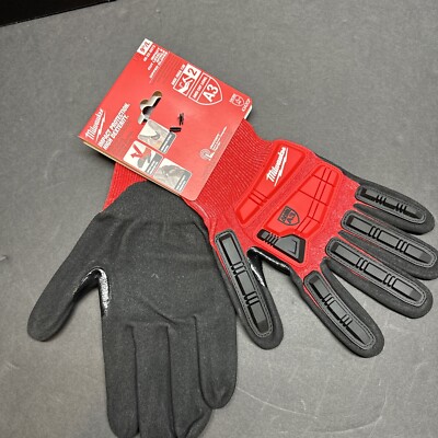 Milwaukee T48-22-8972 Impact Cut Level 3 Nitrite Dipped Gloves - LARGE L/G 9